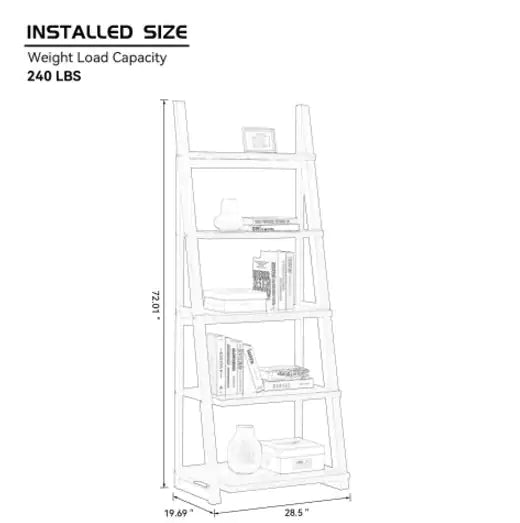 5-Tier Ladder Storage Shelf