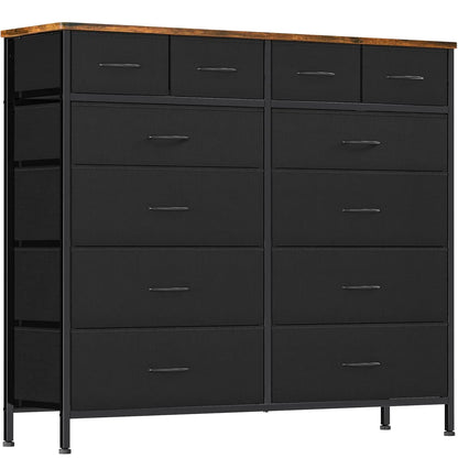 12-Drawer Fabric Storage Dresser