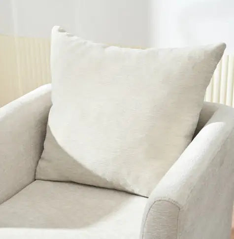 Upholstered Armchair With Solid Wood Legs