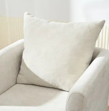 Upholstered Armchair With Solid Wood Legs