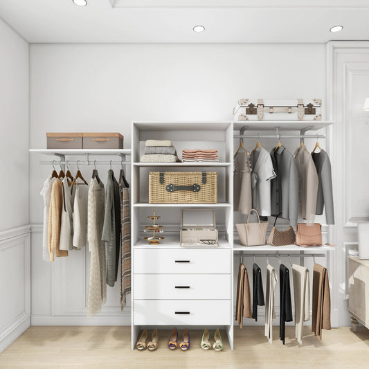 Modern Open Wardrobe Closet System